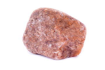 macro spinel stone on a white background