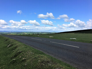 A view of Dartmoor from the summit