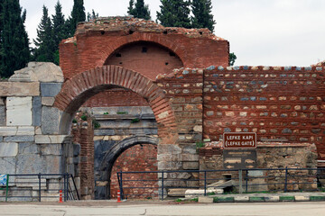 Lefke Gate of the Ancient city of Nicaea, today's Iznik.