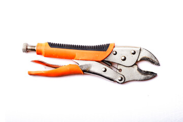 Obraz premium pressure pliers with orange handle