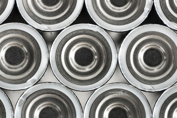 a modern batteries close up