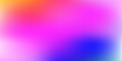 Light multicolor vector gradient blur backdrop.