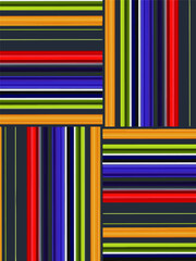  Abstract background from multicolored stripes for a book or booklet. 