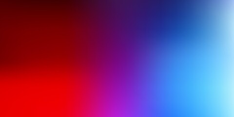 Light blue, red vector blur background.