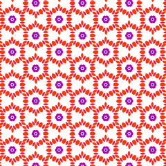 Beautiful abstract seamless colorful geometric pattern. Use for greeting card, Cloth, Decoration invitation to a wedding, Birthday, Party and other Holidays. Arab, Indian ornament. Vector illustration