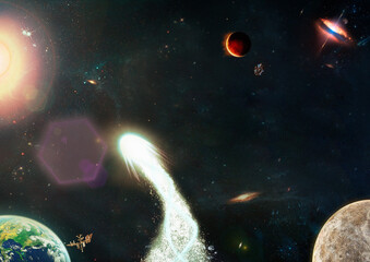 planet and space