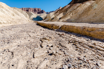 Rock Formations in the Death Valley, USA