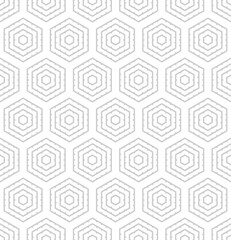 Seamless geometric hexagons pattern and texture.