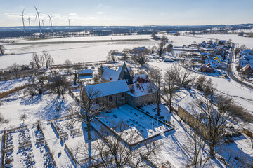 Kloster Malgarten im schnee