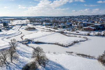 Obraz premium Bramsche im Winter