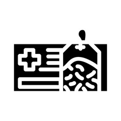 healing health tea glyph icon vector. healing health tea sign. isolated contour symbol black illustration