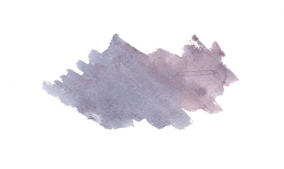 Hand drawn watercolor stain background