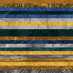 Obraz premium Seamless hip vogue random trendy stripe pattern print. High quality illustration. Detailed patterned strips of color. Luxury fashion or interior design print for surface design. Intricate posh style.
