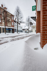 Fototapeta premium Bramsche im tiefen Winter