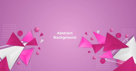 Realistic polygonal abstract background vector