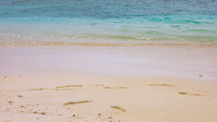 Maldives sunny day on the beach