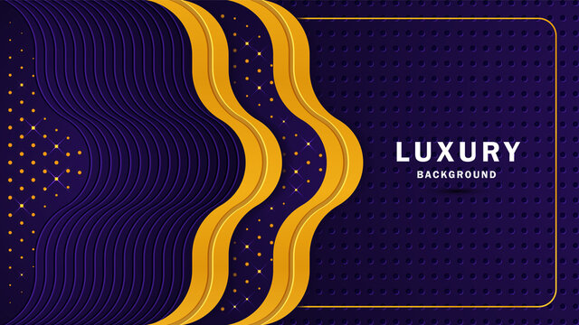 Abstract geometric background banner. Futuristic perforated technology abstract background with blue neon glowing lines. Vector abstract background. 