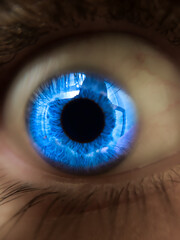 Naklejka premium close up of eye