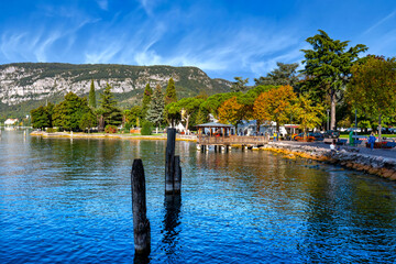 Uferpromenade Garda am Gardasee (Lago di Garda) Venetien, Italien