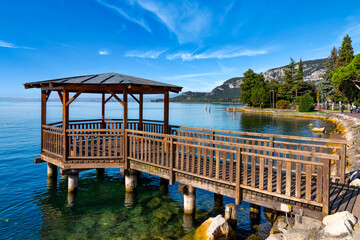 Uferpromenade Garda am Gardasee (Lago di Garda) Venetien, Italien