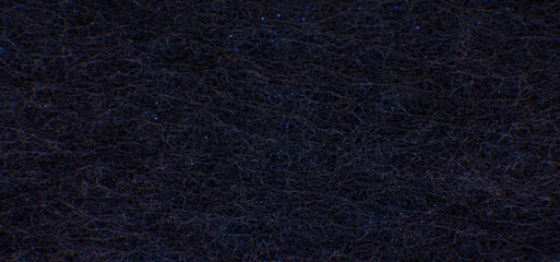 Black yarn artificial fabric texture