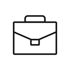  vector symbol image portfolio, stocks, bonds icon black on white.