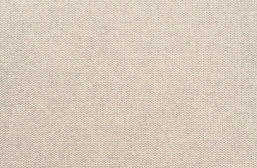 Fototapeta na wymiar Beige cotton woven fabric texture background