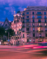 Famosa esquina de Casa Batlló en Barcelona España