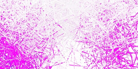 Light Pink vector backdrop with triangles, lines.