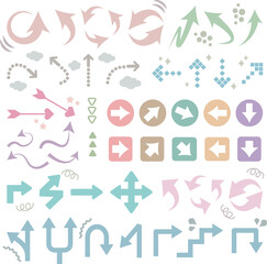矢印ペールトーンセット1