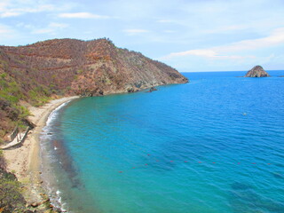 Landscapes of the coasts of Santa Marta, Colombia