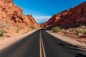 Dramatic Valley of Fire State Park Landscape Views