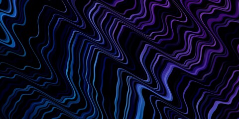 Dark Pink, Blue vector layout with wry lines.