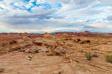 Dramatic Valley of Fire State Park Landscape Views