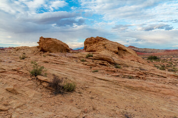 Dramatic Valley of Fire State Park Landscape Views