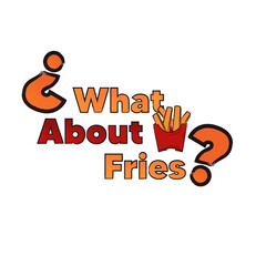 Isolated fries color fast food delivery white background icon- Vector