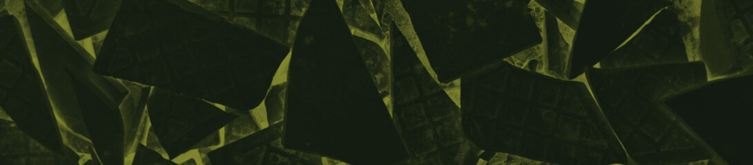 abstract black and dark green colors background for design