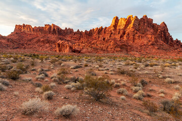 Dramatic Valley of Fire State Park Landscape Views