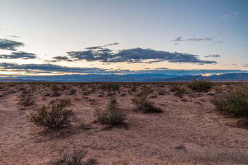 Dramatic Valley of Fire State Park Sunset Landscape Views
