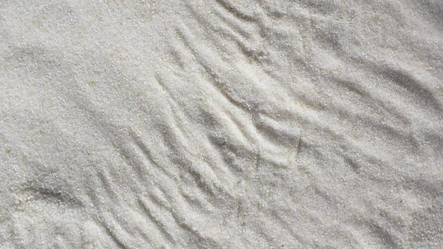 Raw coarse dried rice semolina