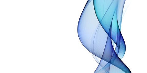 Abstract colourful wave on a white background	