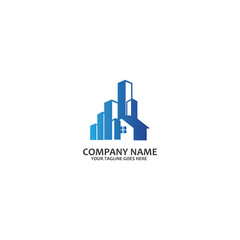 Property and Construction logo free vector icon