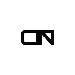 ctn letter original monogram logo design