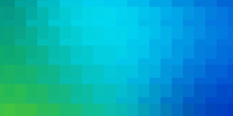 Light Blue, Green vector template in rectangles.