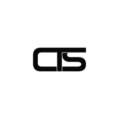 cts letter original monogram logo design