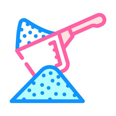 protein food additives color icon vector. protein food additives sign. isolated symbol illustration