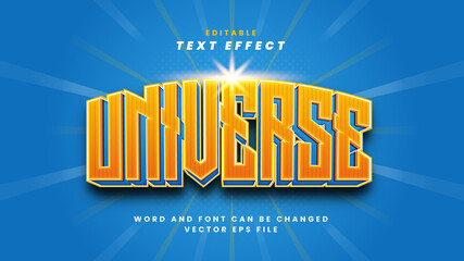 Universe text effect © EkaRangga