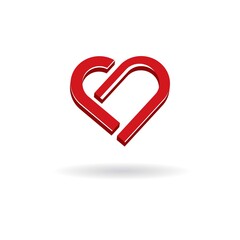 Heart care logo template