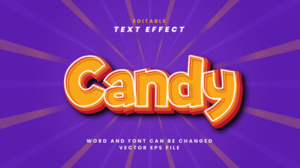 Candy text effect