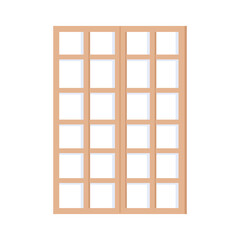 wood frame window